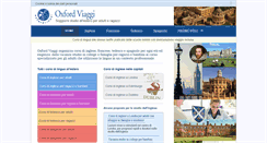 Desktop Screenshot of oxfordviaggi.it