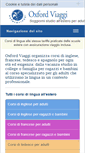 Mobile Screenshot of oxfordviaggi.it