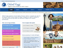 Tablet Screenshot of oxfordviaggi.it